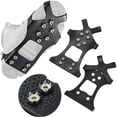 thumbnail image 2 of Ice Cleats Crampons 10 Spikes Shoe Ice Snow Grips Anti Slip Traction Cleats for Ice and Snow Stainless Steels Ice Spikes, 2 of 11