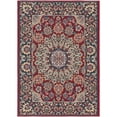 thumbnail image 2 of Unique Loom Outdoor Traditional Collection Area Rug - Wisdom (2'  x 3' 1" Rectangle Red/Brown), 2 of 9