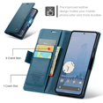 thumbnail image 3 of CaseMe Leather For Google Pixel 10 / Pixel 10 Pro Wallet Case with RFID Blocking, For Google Pixel 10 / Pixel 10 Pro Case Wallet for Women Men Card Holder Magnetic Clasp Kickstand Folio Case,Blue, 3 of 11