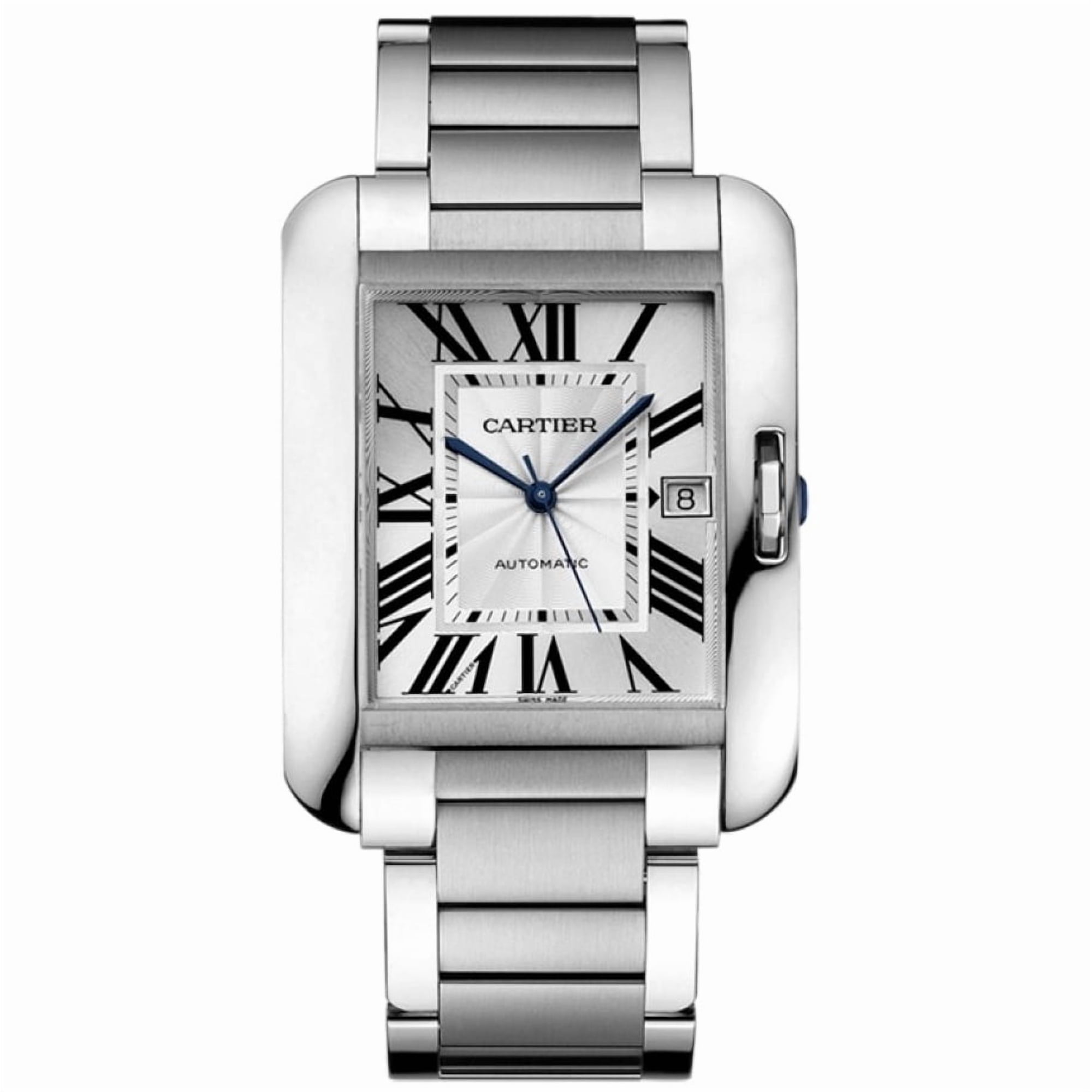 Cartier Men s Tank Anglaise Silver Dial Watch - W5310008