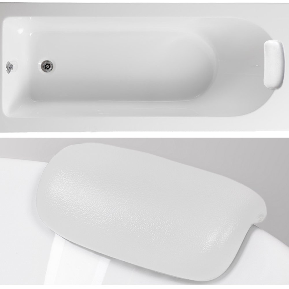 10.2"x 5.3" Neck Back Support Headrest Bath Tub Pillow Cushion