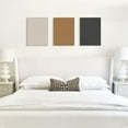 thumbnail image 3 of Boho Neutral Canvas Wall Art Set of 3 Modern Abstract Picture Beige Brown Black Minimalist Line Mid Century Geometric Painting Artwork Prints for Wall Decor Aesthetic, Framed 12x16 In, 3 of 6