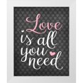 thumbnail image 1 of Robinson, Tamara 15x18 White Modern Wood Framed Museum Art Print Titled - Love is All You Need, 1 of 4