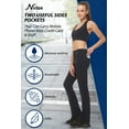 thumbnail image 3 of Nirlon Straight Leg Yoga Pants With Pockets - High Waisted Leggings For Women, 3 of 5