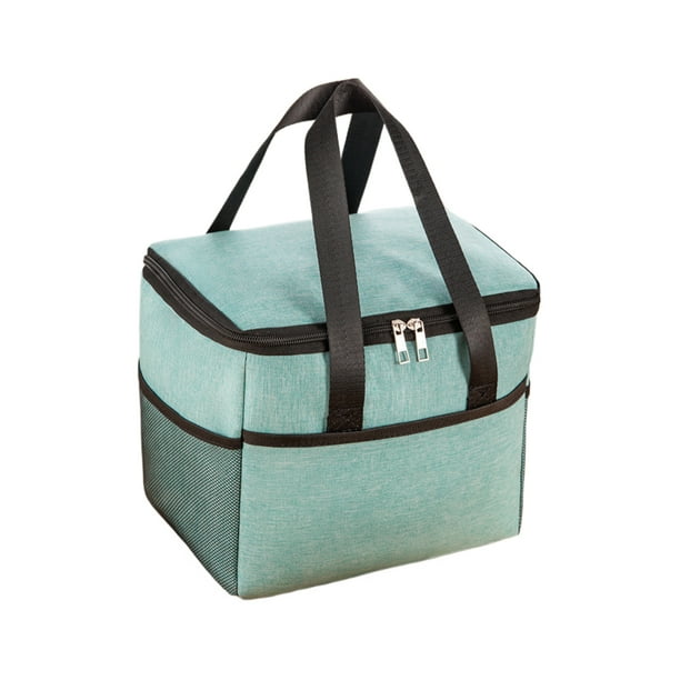 Wosthever Bolsa de lonchera de moda, variedad de colores, bolsa térmica, bolsas de almuerzo térmicas para niños, bolsas térmicas carpas Verde claro