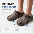 thumbnail image 2 of Knivor Garden Clogs for Men Sporty Foam Runner EVA Cloud Slides with Massage Footbed Lightweight Non Slip Breathable Outdoor Indoor Beach Shower Garden Water Shoes, 2 of 5