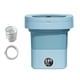 thumbnail image 4 of Lavadora de ropa Lavadora pequeña 9L de espacio Lavadora de cubo plegable Mini lavadora plegable Mini lavadora plegable para apartamento azul Soledad mini lavadora, 4 of 10