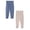 Grey & Blue, variant on JFOPQVSM 2 Pack Baby Footed Pants Soft Cotton Spandex Pants with Feet Pull on Bottoms for Infant Unisex Baby Boys Girls