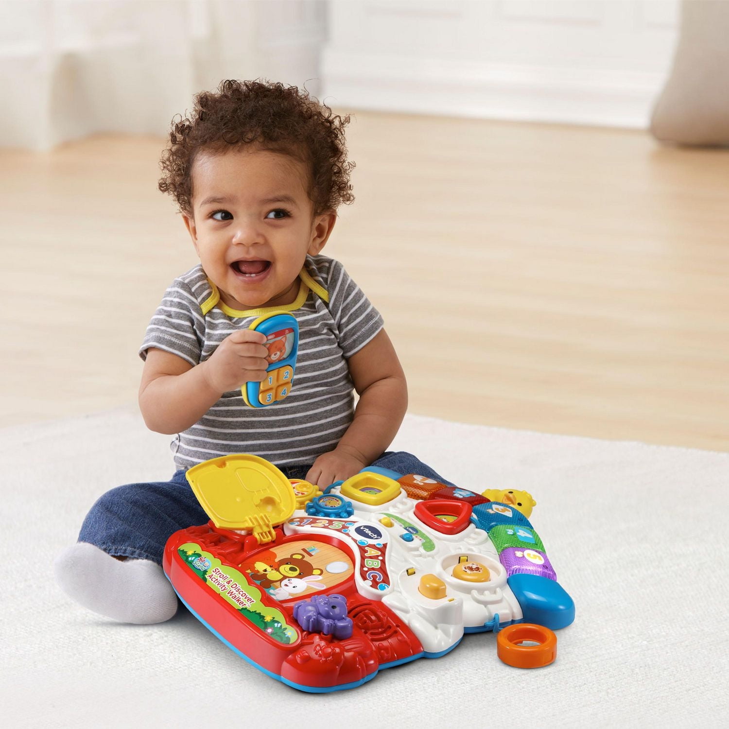 VTech Stroll & Discover Activity Walker - English Version, 9-36 Months