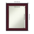 thumbnail image 5 of Amanti Art Canterbury Cherry Beveled Wood Wall Mirror 29.25 x 23.25 in., 5 of 10