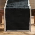 thumbnail image 2 of Split P Black Dune Table Runner 15" X 72", 2 of 6