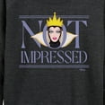 thumbnail image 3 of Disney Villains - Not Impressed - Women's Lightweight French Terry Long Sleeve Shirt, 3 of 5