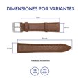 thumbnail image 2 of Correa para Reloj Klokker Strap Piel Lisa 18mm Oro, 2 of 4