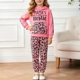 thumbnail image 2 of Girls Fall Winter Hooded Sweatshirt + Print Pants 2PCs Fashion Set, 2 of 5
