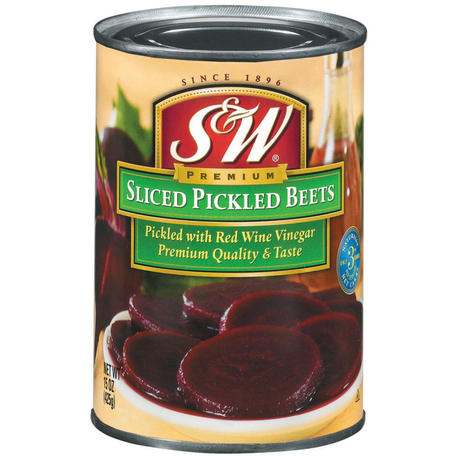 S&W Sliced Pickled Beets 15 Oz