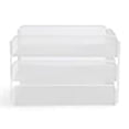 thumbnail image 4 of Scranton & Co Steel Metal Desk Organizer with 3 Interlocking Trays in White, 4 of 20