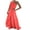 Red, variant on Vedolay Dresses For Women Womens Casual Long/Short Sleeve Wrap V-Neck Ruffle Mini Dresses,Black L