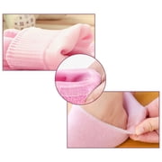 Pinkiou Gel Gloves Gel Socks Hand Gloves Foot Care Socks Exfoliating Heel Care Moisturizing (Cherry Color, Gloves + Socks)