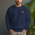 thumbnail image 2 of Men's 100% Cotton Crew Neck Pullover Sweatshirt - Grimace Pumpkin, 2 of 15