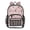 Small Heart and Bee Patterns, variant on PVC Transparent Backpacks Clear Backpack for Travel and Outings Small Heart and Bee Patterns