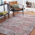 thumbnail image 4 of SAFAVIEH Tucson Sally Traditional Machine Washable Area Rug, 6' x 9', Pink/Beige, 4 of 15
