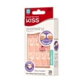 thumbnail image 6 of KISS Everlasting French Press on Nails, String Of Pearls, Beige, Real Short Squoval, 28 Count, 6 of 8