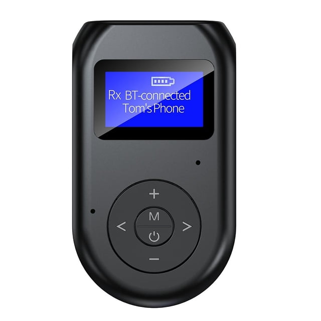 Pantalla de Visualización de Compatibilidad de 0.96 "Transmisor FM para Automóvil Adaptador Inalámbrico para Automóvil 2 en un shamjiam Transmisor Receptor