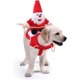 thumbnail image 1 of Abrigo navideño para perros, abrigo para perros pequeños con Papá Noel sobre su gato, suéter navideño rojo para perros, 1 of 5