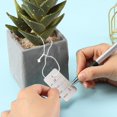 thumbnail image 3 of 100pcs/lot 3.5x5cm Price Tags Kraft Paper Lables for DIY Jewelry Retail Price Tags Handmade Clothes Size Tags Store Hang Lables pink3.5x5cm 100pcs, 3 of 6