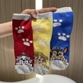 thumbnail image 2 of 3 pares/juego de calcetines de algodón genuinos de la Patrulla Canina para niños, bonitos y a la moda, de tubo mediano, para niños y niñas de 2 a 7 años, 2 of 5