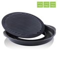 thumbnail image 4 of Sartén Parrilla TeChef Negro Antiadhesiva sin Humo con Placa y Bandeja de Goteo, 4 of 7