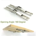 thumbnail image 5 of Juego de 4 bisagras de 90 grados, bisagras ajustables de 90 grados para puertas de armarios, bisagras ocultas para puertas de armarios totalmente superpuestas y empotradas, 5 of 5