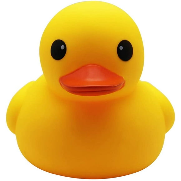 HTOOQ Duck Bath Toy Large Bath Duck Squeak Rubber Duck Baby Shower, 7 Inches - -