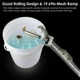 thumbnail image 4 of Zorpupoa 2Pcs Mice Rat Mouse Killer, Reusable Rat Trap Bucket Spinner with 20" Mesh Ramp, Silver, 4 of 8