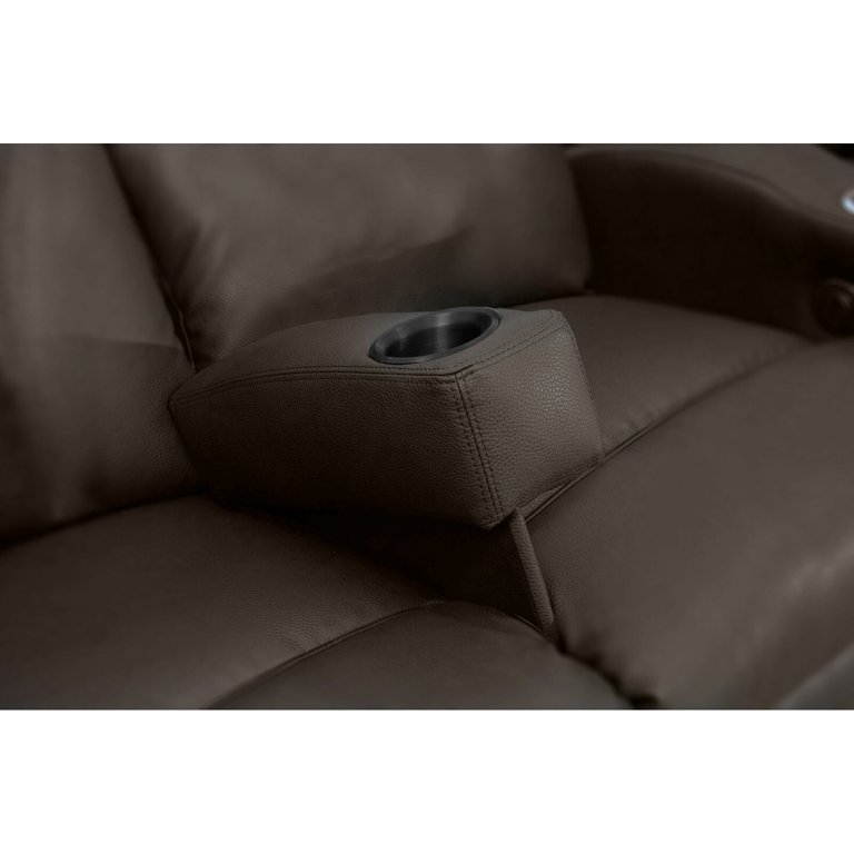 Home theater removable outlet armrest