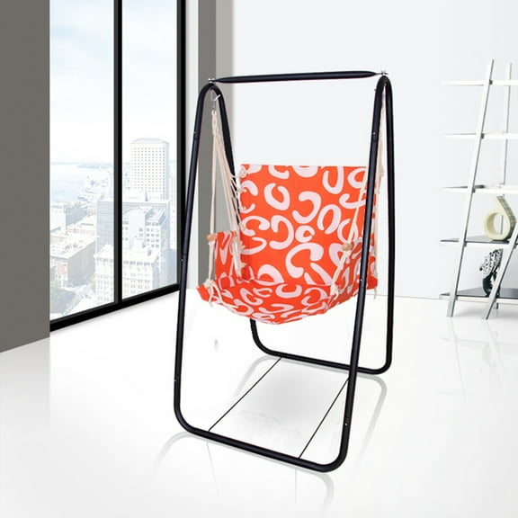 Ziertyon A-Shaped Hammock Chair Stand, Heavy-Duty Metal Support Rack, Anti-Deformed Swing Seat, Indoor/Outdoor Hammock Chair Frame