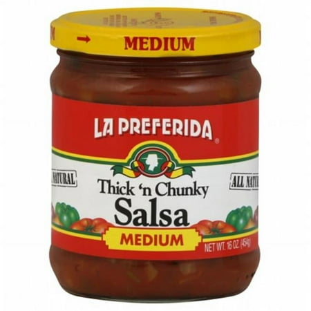 La Preferida Sauce Picante Medium, 16 OZ (Pack of 12)