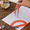 Mr. Pen Compasses & Protractors In Rulers