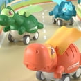 thumbnail image 2 of Dinosaur Car Toys Non-toxic Unique Design Toy Press Sliding Inertial Pull Back Toy Car Motorcycle Children's Safety Toy heqiyong toy, 2 of 2