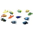 thumbnail image 2 of 12 Pcs Mini Tropical Ocean Fish Pet Figures Toy PVC Pool Fish Toy Early Education Mini Marine Fish Toy, 2 of 7