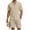 Khaki Set for Men, variant on Men's Suit Set Loose With Pockets Solid Pattern Versatile Design For Multiple Occasions Black XL