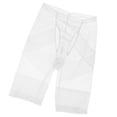 thumbnail image 1 of Fajas para hombres, cintura alta, abdomen, control de piernas, adelgazamiento, estiramiento, aptitud corporal L Blanco SM SunniMix Shorts que adelgazan de Shapewear de los hombres, 1 of 8