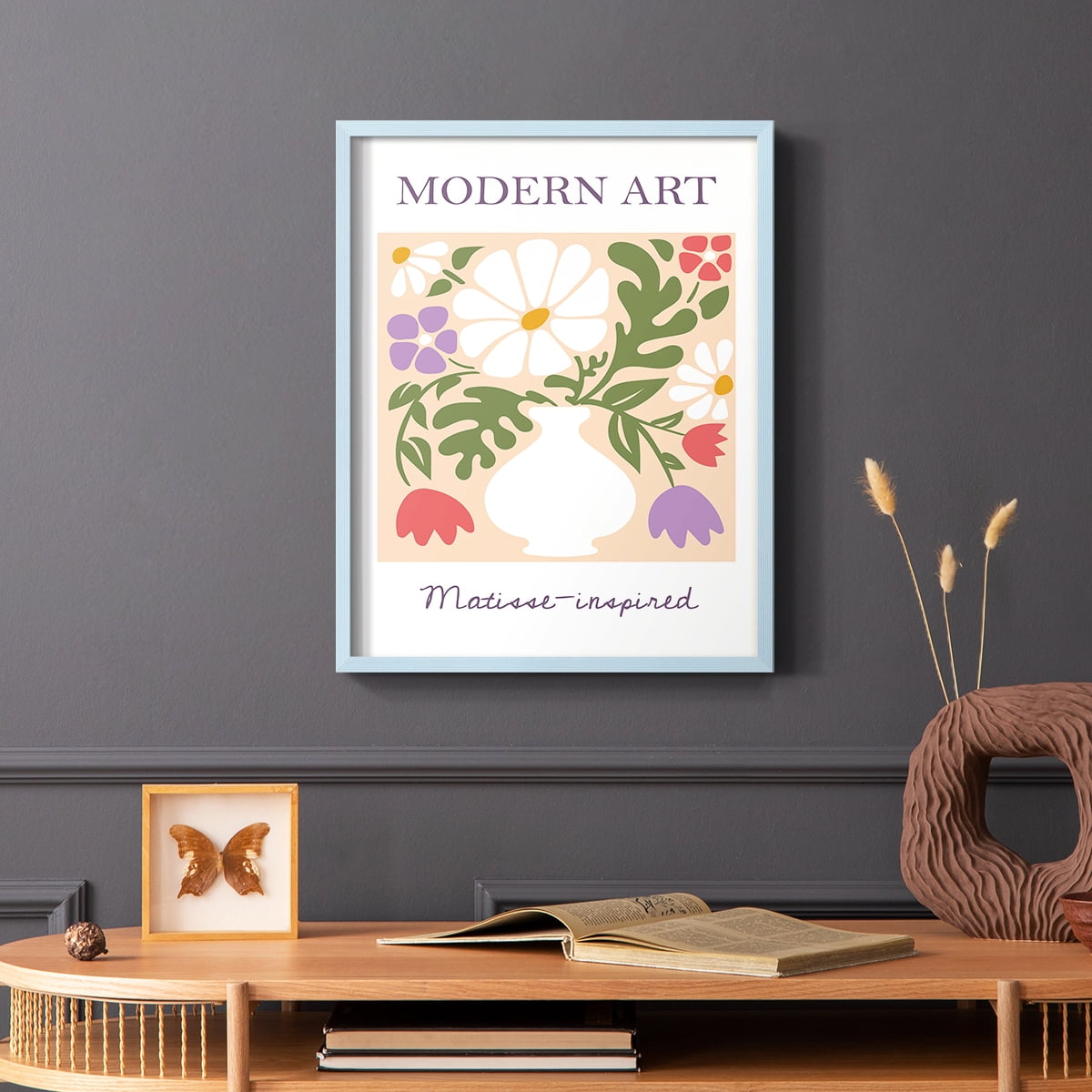 Matisse LXI Framed Print - Solid Wood