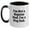 White/Black, variant on Funny Pug Dad Gifts for Him, Unique Christmas Unique Gifts from Friends or Family, Pug Dog Lover Two Tone Coffee Mug