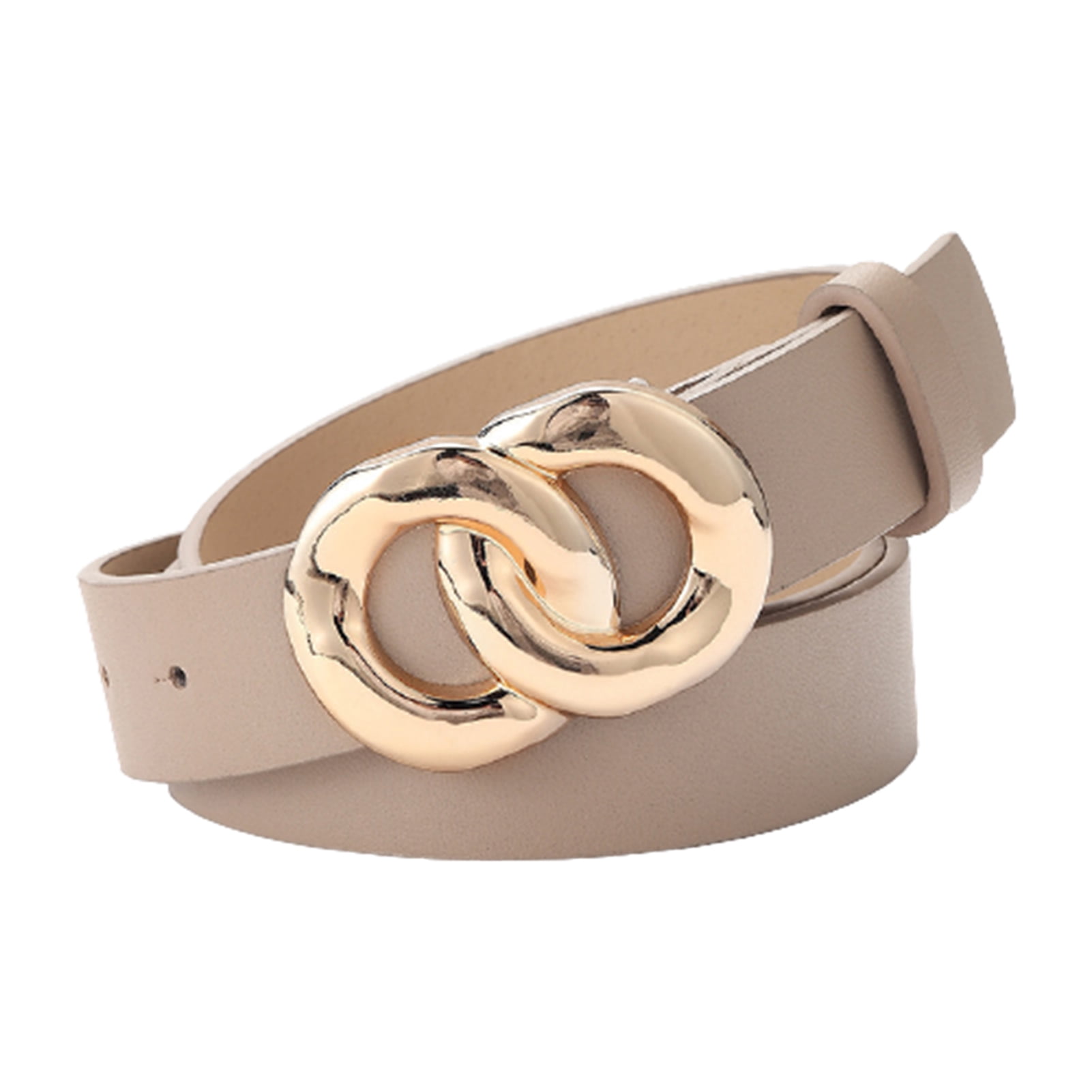 105cm PU Leather Belts for Women Double 