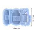 Quicksand Resin Shaker Mold - 8.1x8.7cm Parrot Silicone Mold For Epoxy Keychains