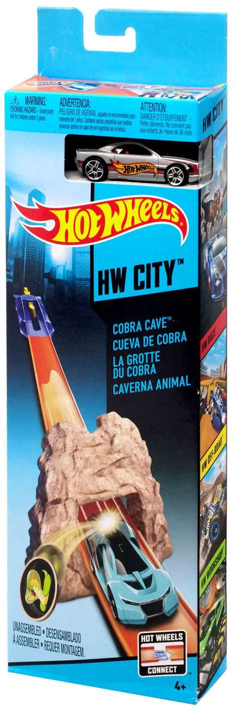 Hot Wheels HW City Cobra Cave Track Set 