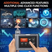 Ancel HD3600 Engineer Machinery Diagnostic Scanner Heavy Duty Scanner Construction Machinery Scan Tool Diesel Heavy Truck Scanner OBD2 Scan All System Code Reader DPF Regeneration for Truck Pickup