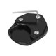 thumbnail image 1 of Placa de soporte lateral para motocicleta Colamx ampliadora de pie aleación de aluminio negro, 1 of 8