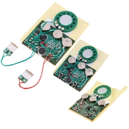 HURRISE DIY 30s Recordable Chip with 3 Button Cells Music Voice Sound Recording Module For Creative Birthday Holiday Greeting
